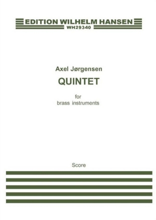 Quintet for horn, 2 trumpets, trombone and tuba study score