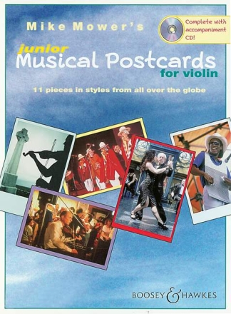 Junior Musical Postcards (+CD) for violin