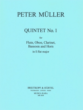 Quintett Es-Dur Nr.1 fr Flte, Oboe, Klarinette, Horn und Fagott Stimmen
