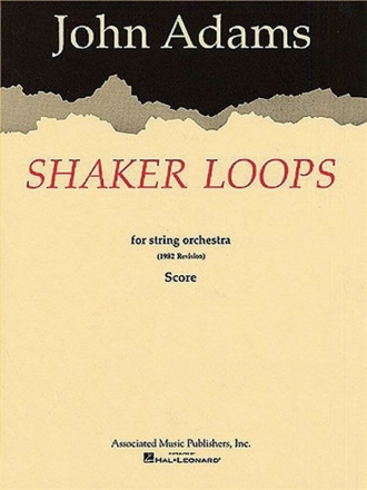 Shaker Loops for string orchestra score