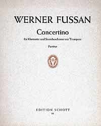 Concertino fr Klarinette und Streichorchester mit Trompete in B Partitur