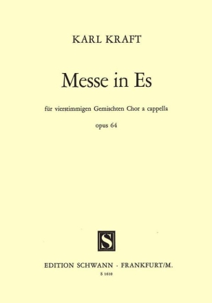 Messe Es-Dur op.64 fr gem Chor a cappella Partitur