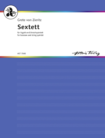 Sextett fr Fagott und Streichquintett Partitur