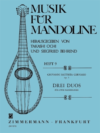 3 Duos op.5 fr 2 Mandolinen