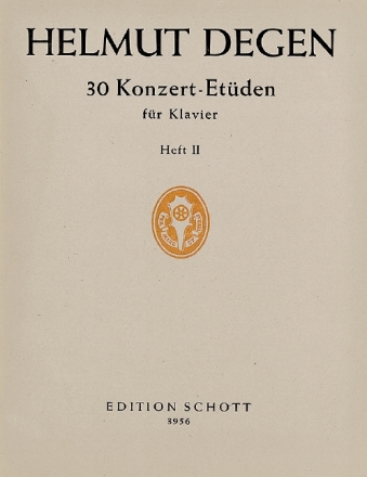 30 Konzert-Etüden Band 2 (Nr.11-20) für Klavier