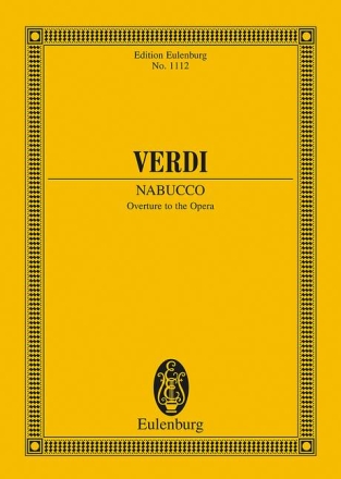 Nabucco Ouvertre fr Orchester Studienpartitur