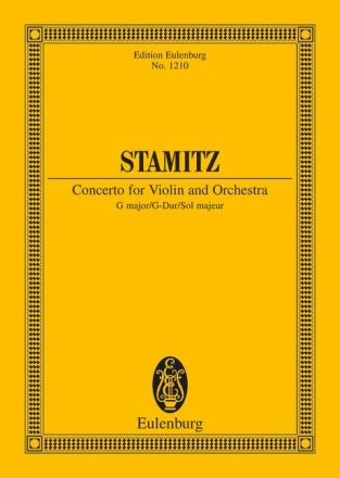 Concerto g-major for violin and orchestra pocket score