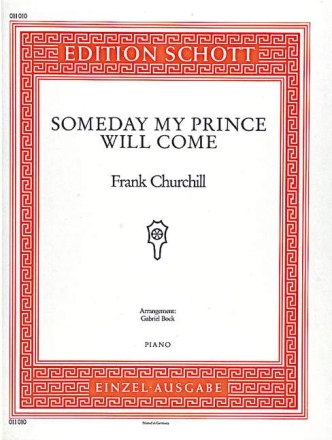 Someday my Prince will come fr Klavier