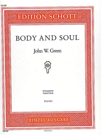 Body and Soul fr Klavier
