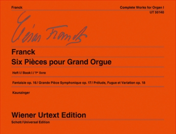 6 Pices pour Grand Orgue Band 1 (op.16, op.17 und op.18)