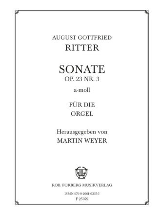 Sonate a-Moll Nr.3 op.23 fr Orgel