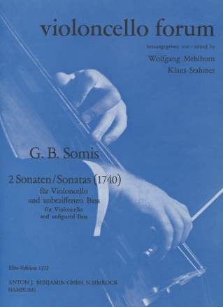 2 Sonaten (B-Dur und F-Dur) fr Violoncello und unbezifferten Ba