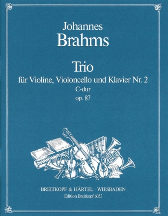 Klaviertrio C-Dur op.87,2 fr Klavier, Violine und Violoncello Stimmen