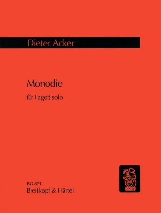 Monodie fr Fagott solo