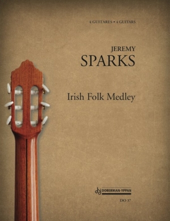 Irish Folk Medley Music for 4 guitars score and parts