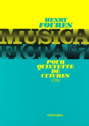 Musica ficta no.7  pour quintette de cuivres