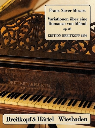 Variationen ber eine Romanze von Mehul op.23 fr Klavier