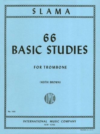 66 Basic Studies for trombone BROWN, KEITH, ED