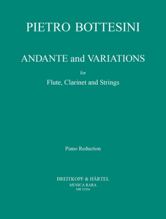 Andante and Variations for flute, clarinet and piano reduction