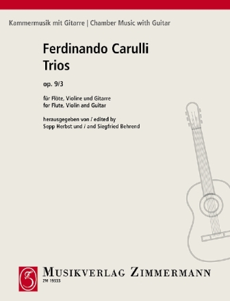 Trio op.9,3 fr Flte, Violine und Gitarre