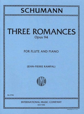 3 romances op.94 for flute and piano