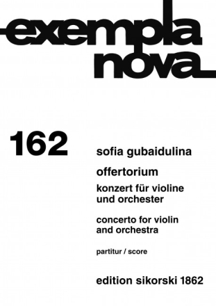 Offertorium Konzert fr Violine und Orchester Partitur