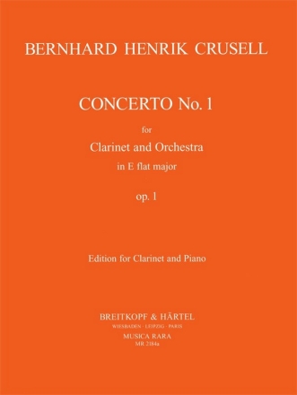 Concerto E flat major op.1,1 for clarinet and piano