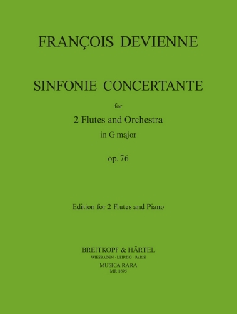 Symphony concertante G-Dur op.76 fr 2 Flten und Klavier
