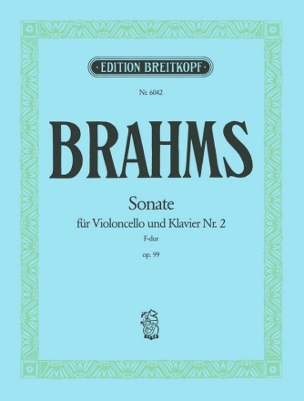 Sonate F-Dur Nr.2 op.99 fr Violoncello und Klavier
