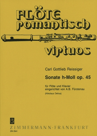 Sonate h-Moll op.45 fr Flte und Klavier