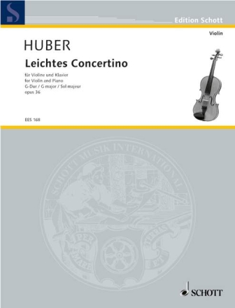 Leichtes Konzertino G-Dur op.36 fr Violine und Klavier
