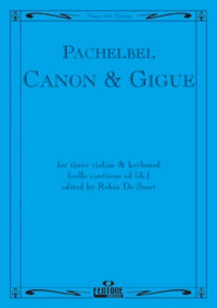 Canon and Gigue for 3 violins and cembalo
