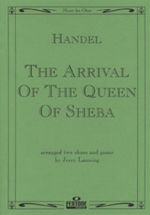 The Arrival of The Queen of Sheba for piano solo