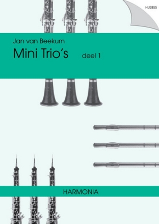 Mini trios vol.1 for 3 flutes or other melody instruments, score