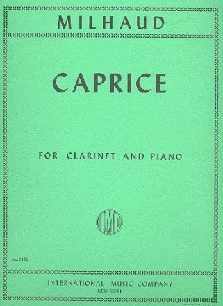 Caprice for clarinet and piano