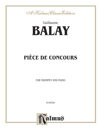Piece de concours for trumpet and piano