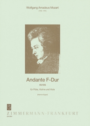 Andante F-Dur KV616 fr Flte, Violine und Viola