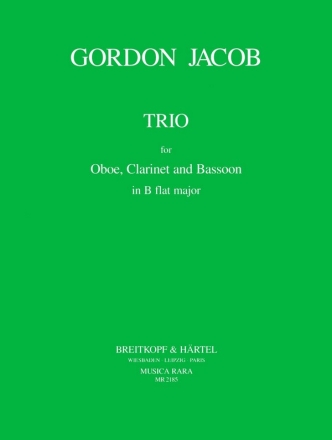 Trio fr Oboe, Klarinette und Fagott Partitur und Stimmen