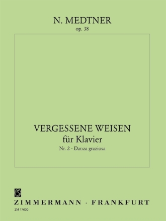 Danza graciosa op.38,2 fr Klavier Vergessene Weisen Nr.2