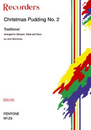 Christmas Pudding no.2 for 9 recorders (SSSAAATTT) score and parts