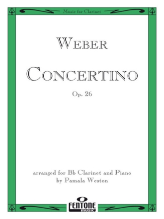 Concertino op.26 for clarinet and piano