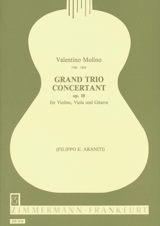 Grand rio concertant op.10 fr Violine, Viola und Gitarre
