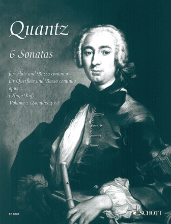 6 Sonaten op.1 Band 2 (Nr.4-6) fr Flte und Klavier