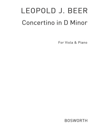 Concertino d minor op.81 for viola and piano