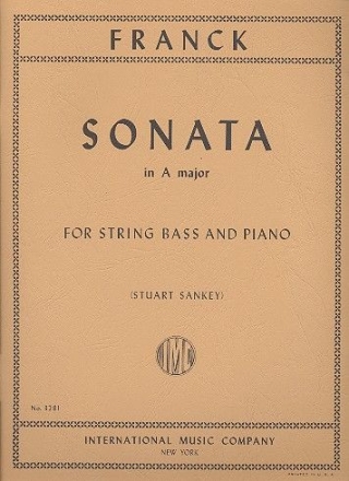 Sonata A major for string bass and piano