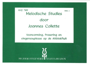 Melodic Studies vol.2 toonvorming, fraserung en vingersouplesse voor altblokfluit