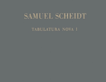 Tabulatura Nova Teil 1  Vogel, Harald, ed
