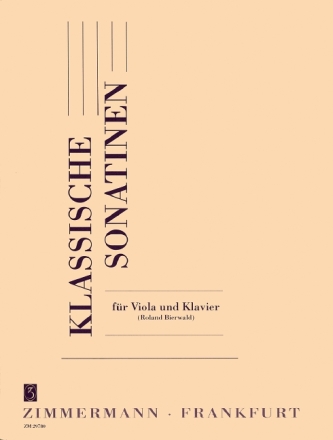 Klassische Sonatinen fr Viola und Klavier