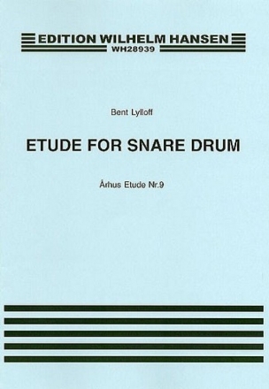 Etude for snare drum