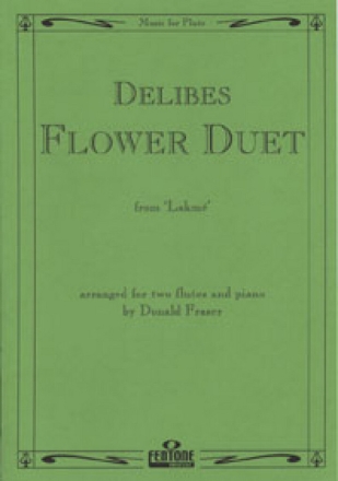 Flower Duet from Lakm for 2 flutes and piano